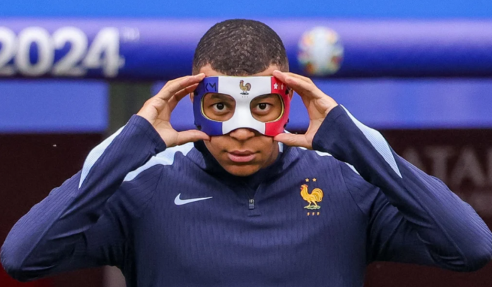 Euro 2024: Mbappe wearing a black mask in Netherlands vs France but why??